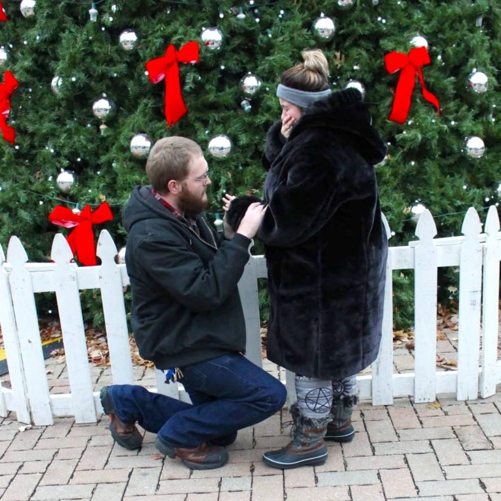 Long black faux fur coat